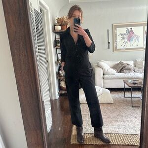Christy Dawn painter jumpsuit. Black. Size XS